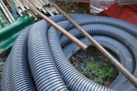 UNUSED ROLL OF PERFORATED DRAINAGE PIPE - 6