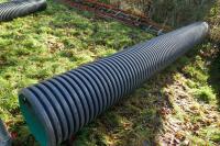 PERFORATED PLASTIC DRAINAGE PIPE