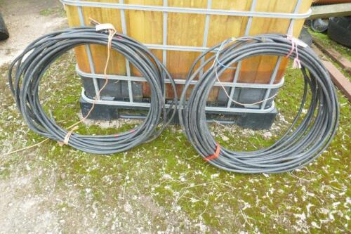 2X ROLLS OF ARMOURED CABLE