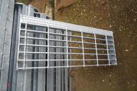 10 HEAVY DUTY GALV FIRE ESCAPE STEPS - 2