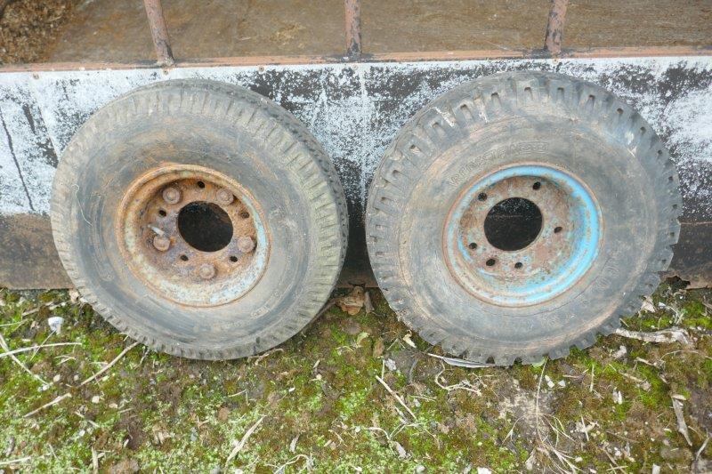 2 IFOR WILLIAMS TRAILER WHEELS & TYRES