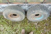2 IFOR WILLIAMS TRAILER WHEELS & TYRES - 2