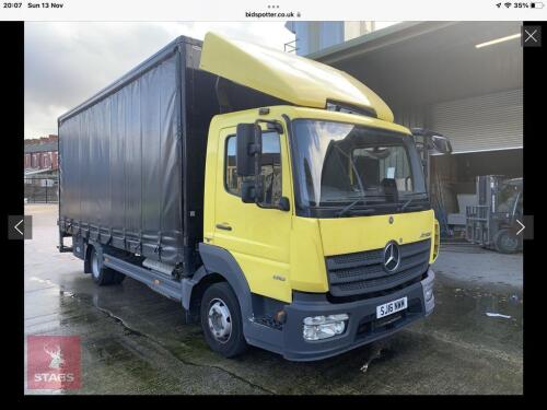 2016 MERCEDES ATEGO 816 LORRY