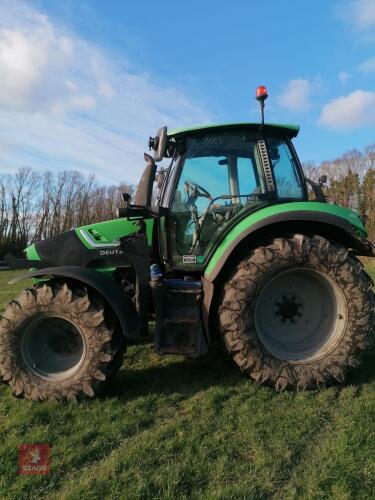 2015 DEUTZ FAHR 6140 4WD TRACTOR WITH MX LOADER