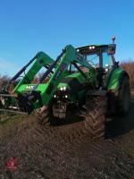 2015 DEUTZ FAHR 6140 4WD TRACTOR WITH MX LOADER - 28