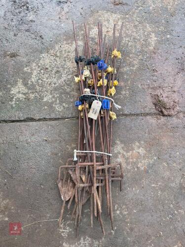 20 RAPPA METAL CORNER FENCING STAKES