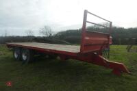 2013 PORTEQUIP 23FT BALE TRAILER - 2