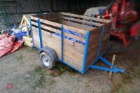 6' X 4' SHEEP/CALF TRAILER C/W COVER