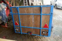 6' X 4' SHEEP/CALF TRAILER C/W COVER - 6