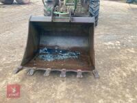 DIGGER BUCKET, 80MM PINS 415MM CENTRES - 4