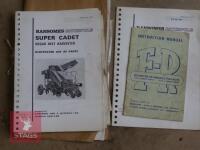 RANSOMES PARTS BOOKS AND MANUAL