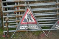 2 HEGETRIMMING SIGNS - 2