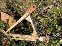 OLD TRACTOR BUCKET AND LOADER FRAME - 2