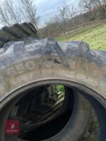 2 TYRES, 650/65 R42 - 4