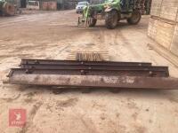 CONCRETE SHUTTERING, 9 LENGTHS WITH PINS - 2