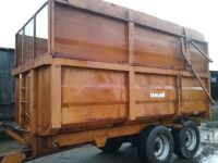 1995 RICHARD WESTERN 10 TONNE GRAIN/SILAGE TRAILER - 3