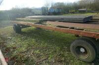 22' 4 WHEEL BALE TRAILER (S/R) (#) - 7