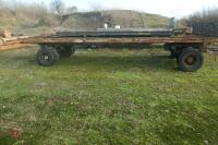 22' 4 WHEEL BALE TRAILER (S/R) (#) - 8