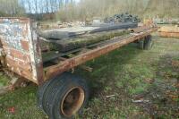 22' 4 WHEEL BALE TRAILER (S/R) (#) - 11