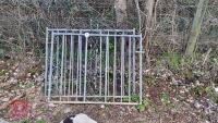 PAIR OF GALVANISED GARDEN GATES