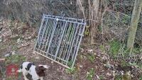 PAIR OF GALVANISED GARDEN GATES - 2