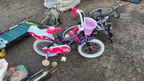 LONGBIRD KIDS BIKE C/W WITH STABALISERS