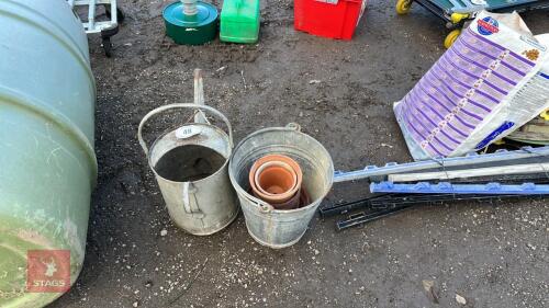 BUCKET, WATERING CAN& PLANT POTS