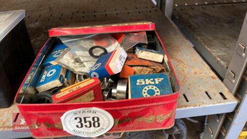 BOX OF BEARINGS