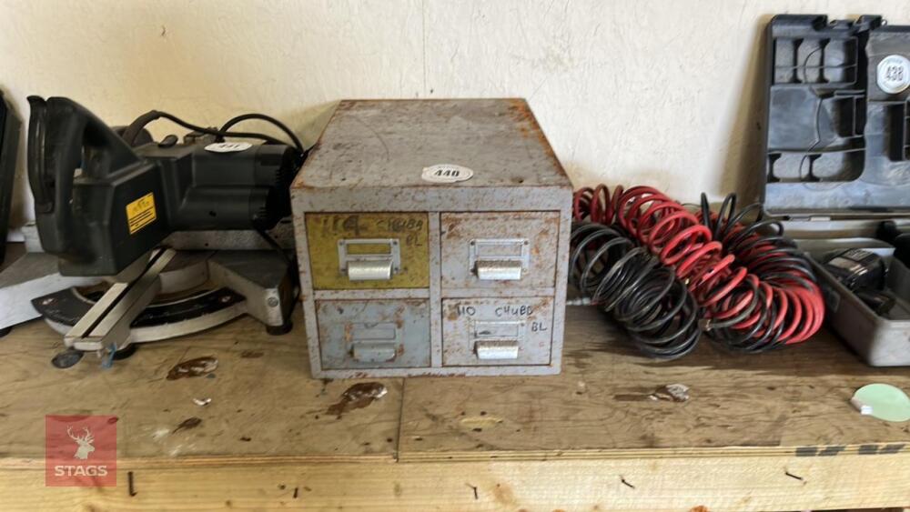 4 DRAWER METAL STORAGE CABINET