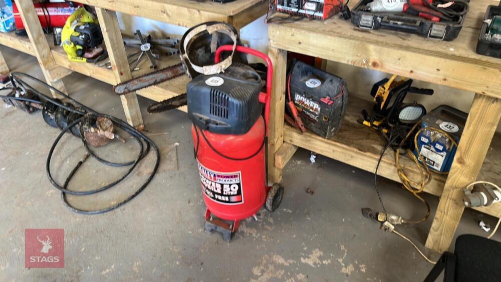 SEALEY 50L PORTABLE AIR COMPRESSOR