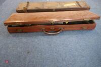 2 LEATHER GUN CASES AND GUN CLEANING SET - 6