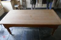 PINE KITCHEN TABLE - 8