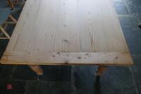 PINE KITCHEN TABLE - 10