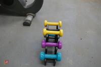 SET OF 6 DTX FITNESS WEIGHTS - 2