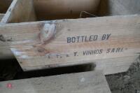 5 WOODEN WINE BOXES - 7