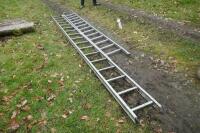 2 ALUMINIUM LADDERS