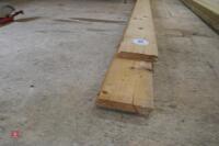 2 LENGTHS OF TONGUE AND GROOVE - 3