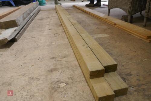 4 LENGTHS OF SAWN TIMBER