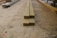 4 LENGTHS OF SAWN TIMBER - 2