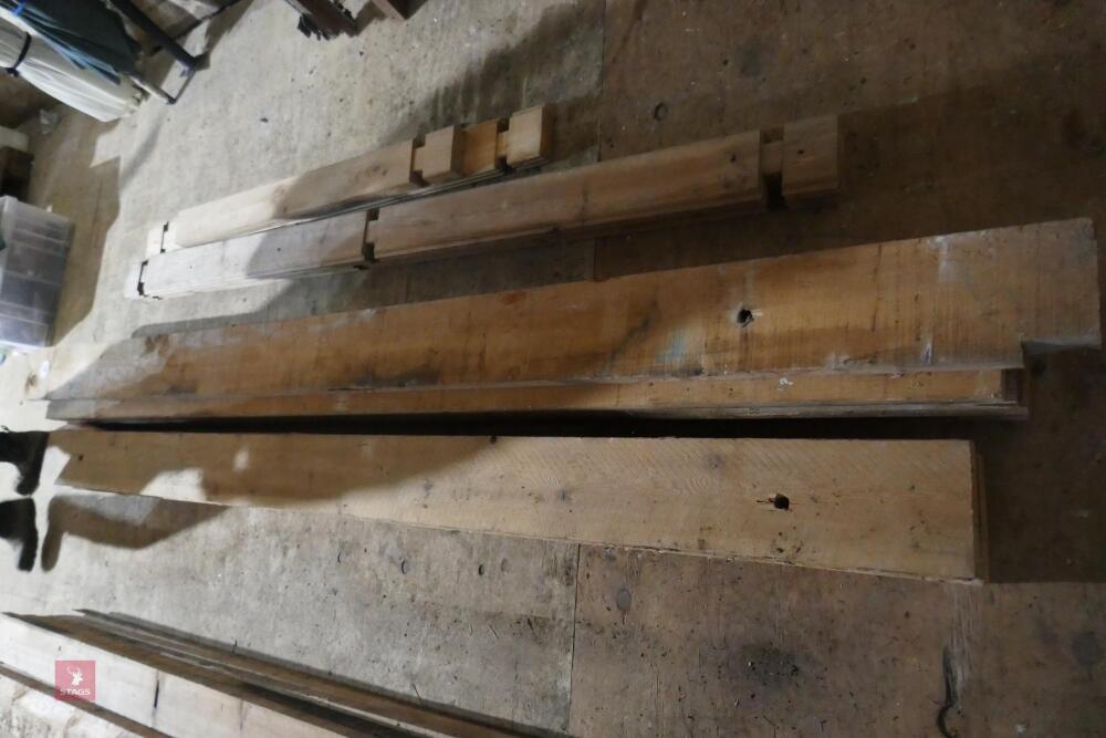 9 LENGTHS OF SAWN TIMBER