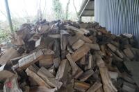 LARGE HEAP OF CUT FIREWOOD LOGS - 6