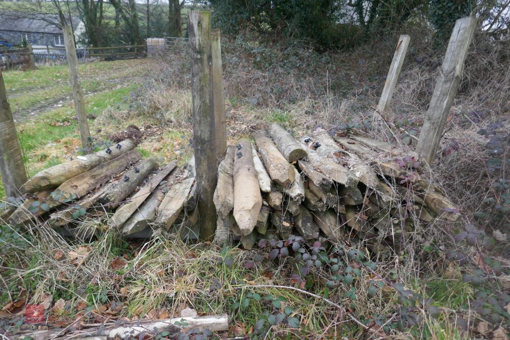 APPROX 50 USED WOODEN FENCE STAKES