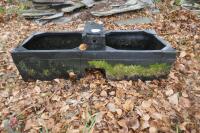 PLASTIC DOUBLE WATER TROUGH