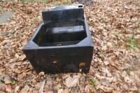 PLASTIC DOUBLE WATER TROUGH - 2