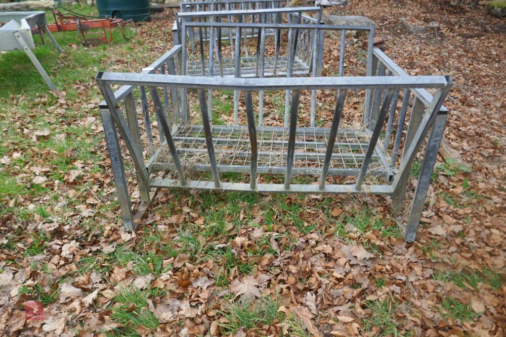 GALVANISED 5' X 5' ROUND BALE FEEDER