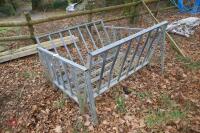 GALVANISED 5' X 5' ROUND BALE FEEDER - 7