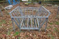 GALVANISED 5' X 5' ROUND BALE FEEDER