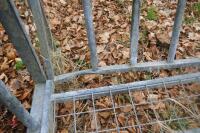 GALVANISED 5' X 5' ROUND BALE FEEDER - 7