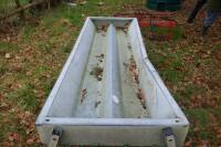 FREESTANDING GALVANISED CATTLE TROUGH - 2