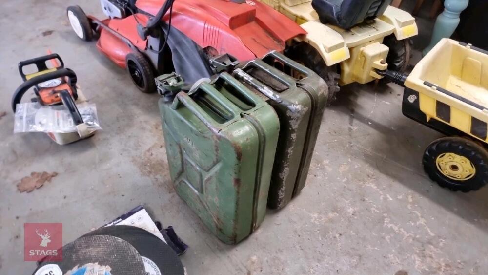 2 JERRY CANS